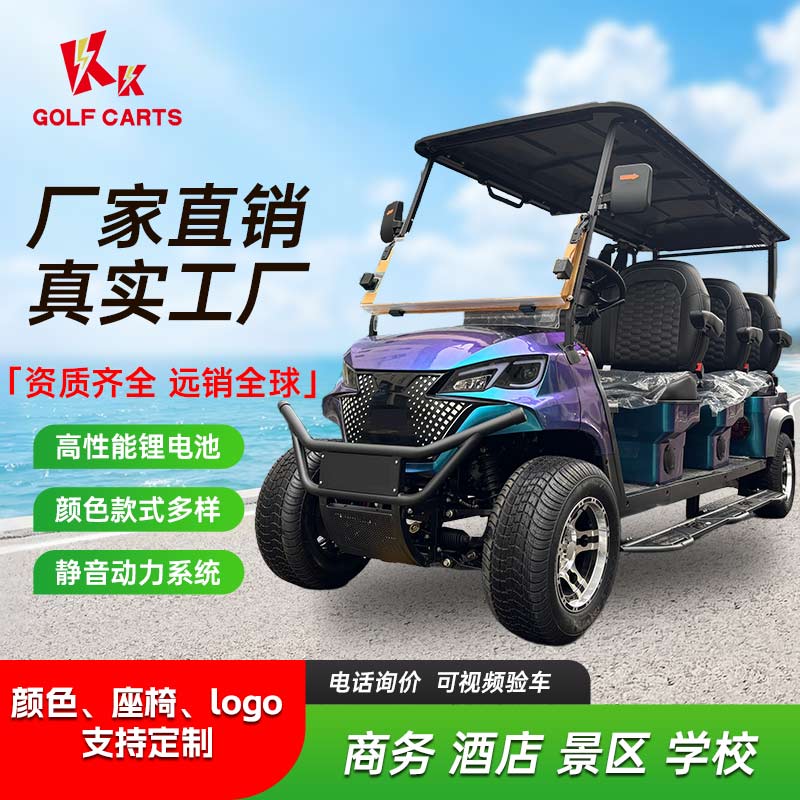 6座变色龙电动高尔夫球车